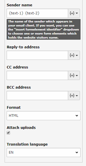 Configuring the finisher - part two