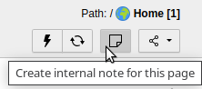 Creating a new sys_note note