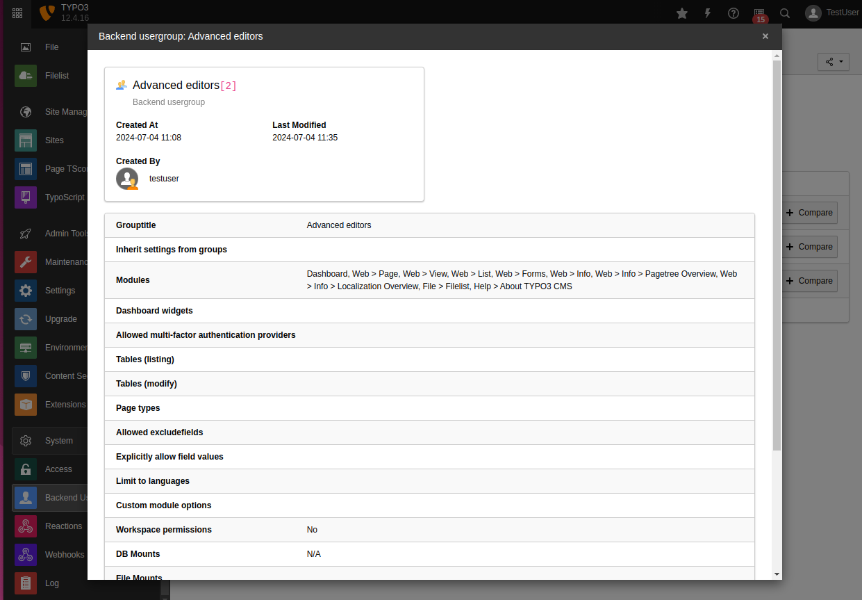 Checking out which users are part of the group