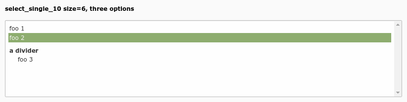 Select a single value from a list of elements (select_single_10)