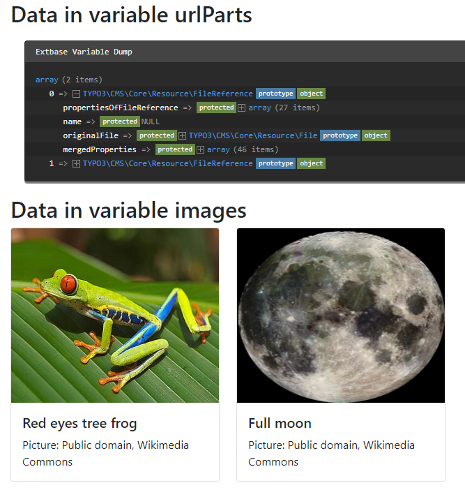 files dump and output