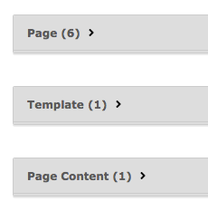 The list module after activating the single-table mode