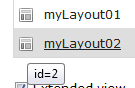 Two backend layout records shown in Content Records module