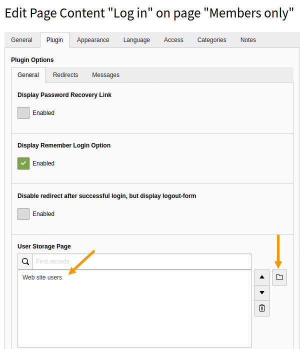 Defining a new login form