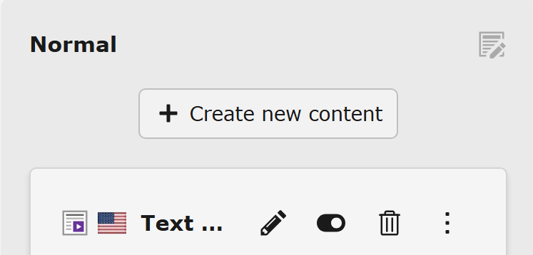 Creating content elements in the TYPO3 backend