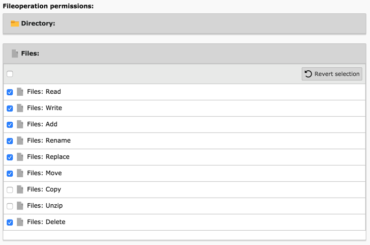 Giving specific file operation permissions