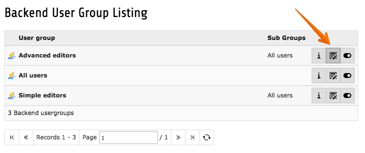 Choosing the settings menu