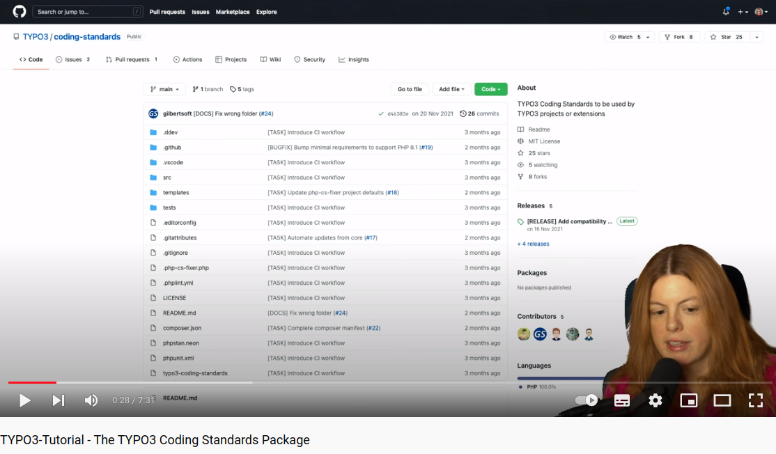 TYPO3-Tutorial - The TYPO3 Coding Standards Package