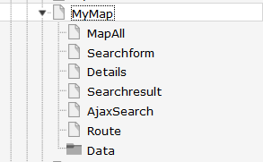 Pages for mymap