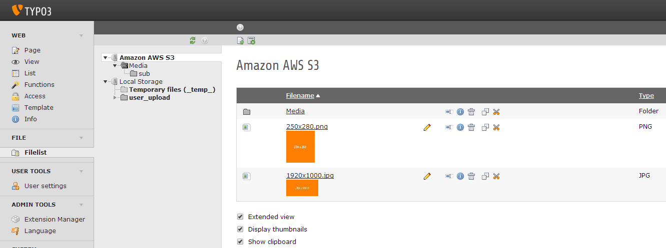 Filelist