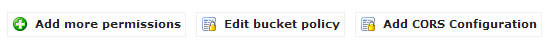 S3 bucket config