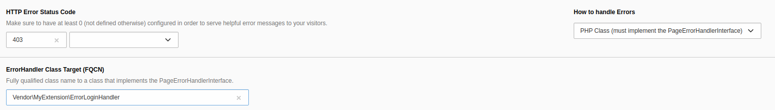 Example user folder