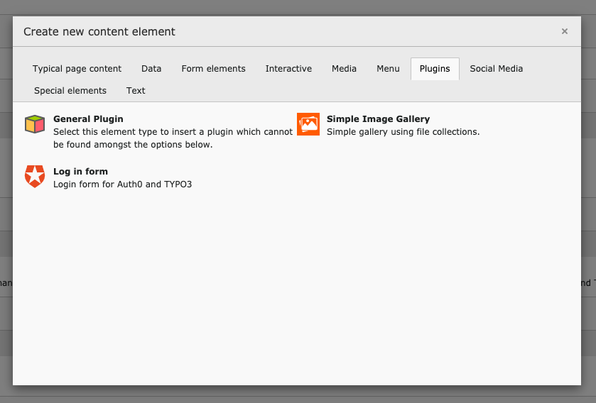 Create a New Plugin