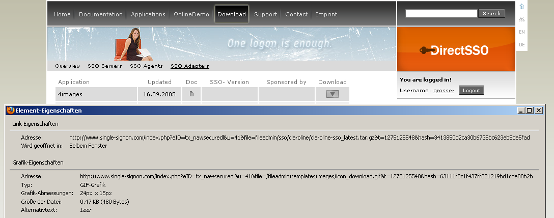 Download example