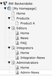 Page tree