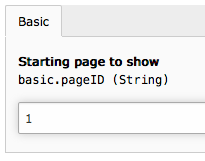 Integer parameter