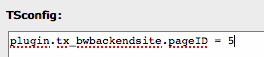 User Typoscript override
