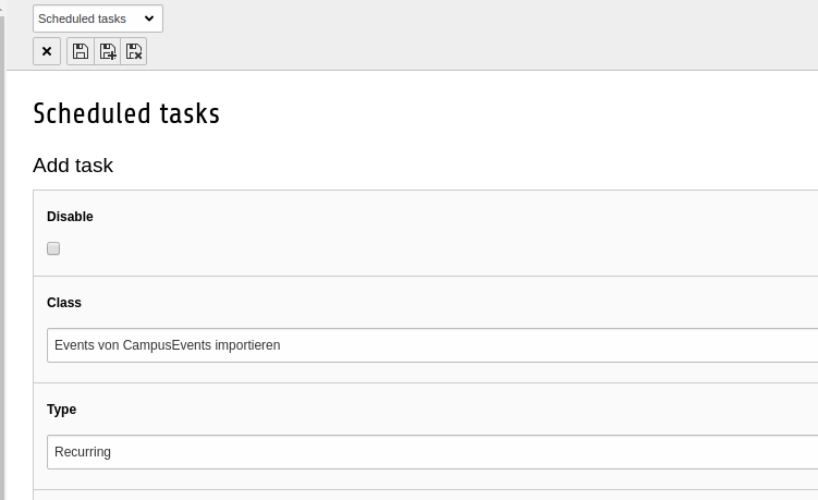 Scheduler Task