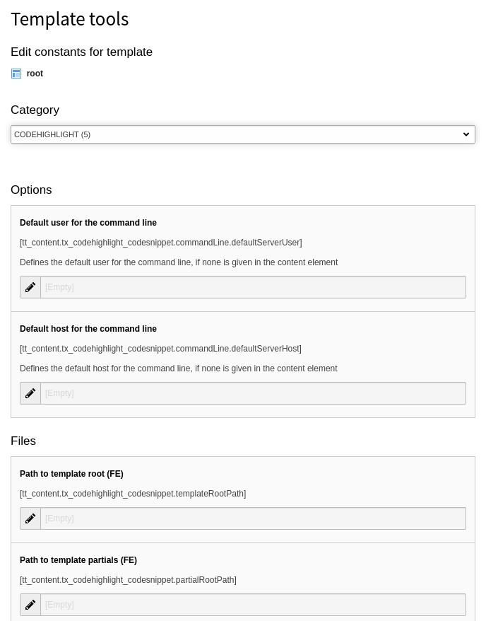 Constant Editor