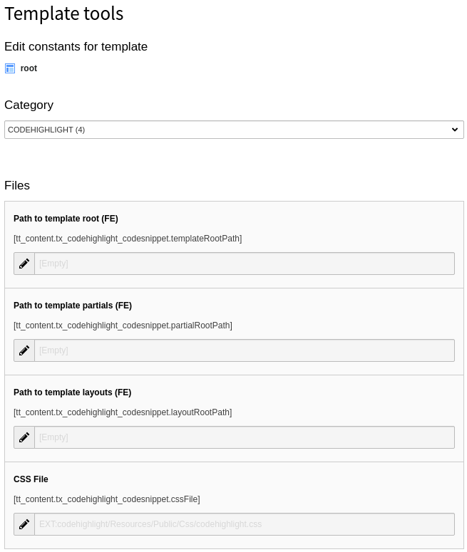 Constant Editor