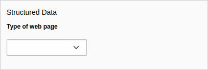 Field in the page properties