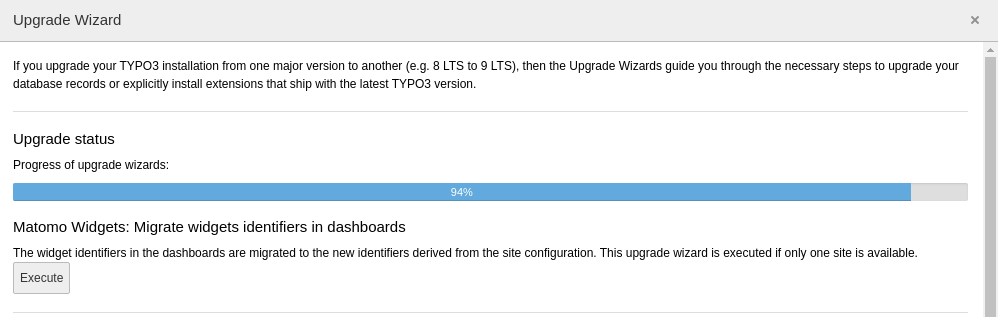 Migrate dashboard widgets in backend