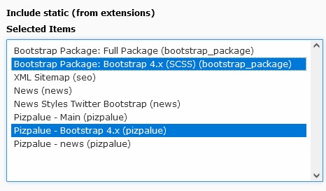 Static templates to use bootstrap 4