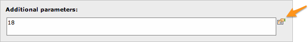 Additional parameters