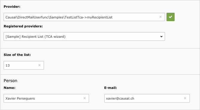 TCA-based wizard