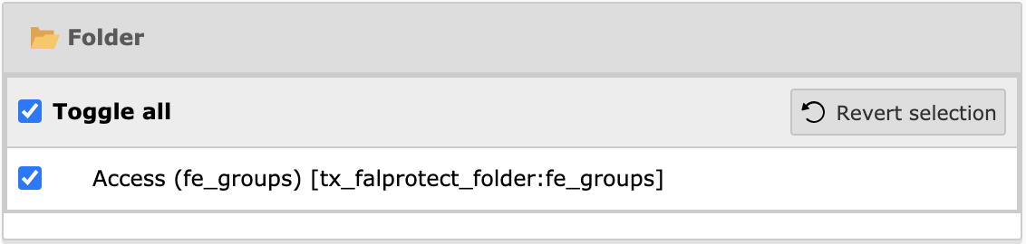 Granting access to updating folder permissions