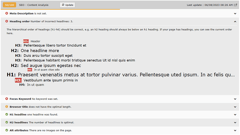 cs_seo evalutaion heading order