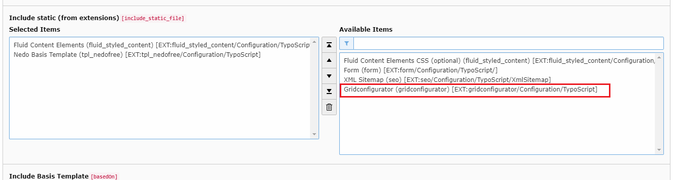 modify templates