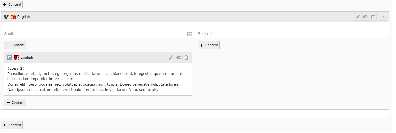 Backend view