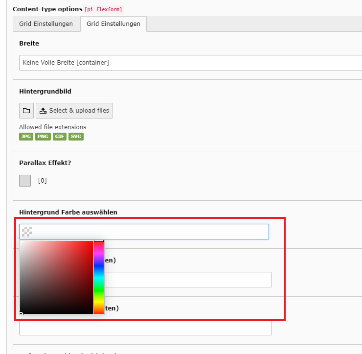 colour picker