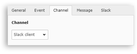 Slack tab channel