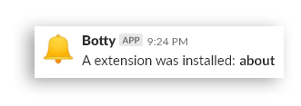 Slack example