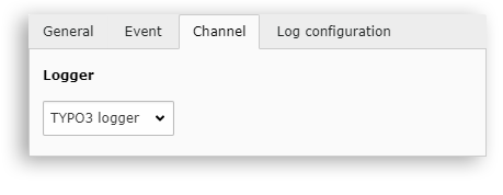 Log tab channel