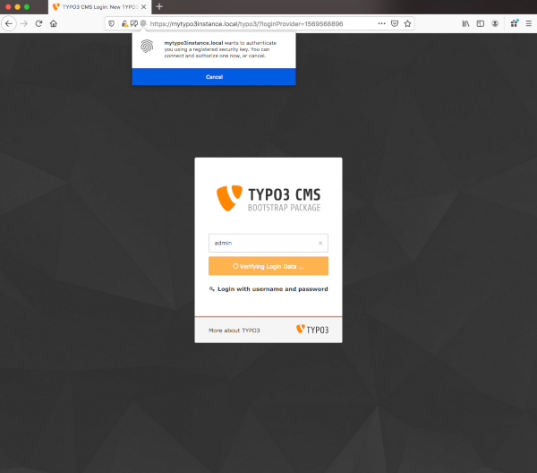 Picture with login process