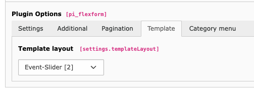 Different template layouts