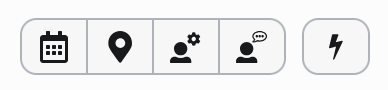 Actions of the backend module