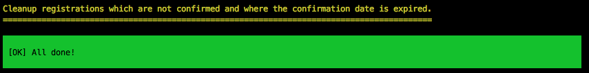 Cleanup expired command