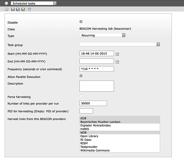 Scheduler task