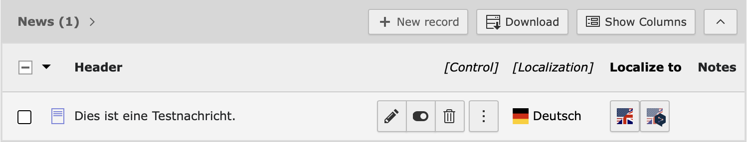 List module
