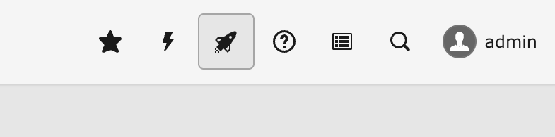 Cache warmup toolbar item within the TYPO3 backend