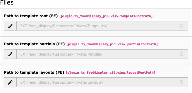 Constant Editor: "Files"