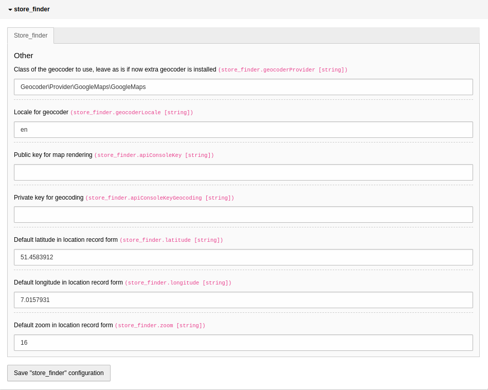 Search form