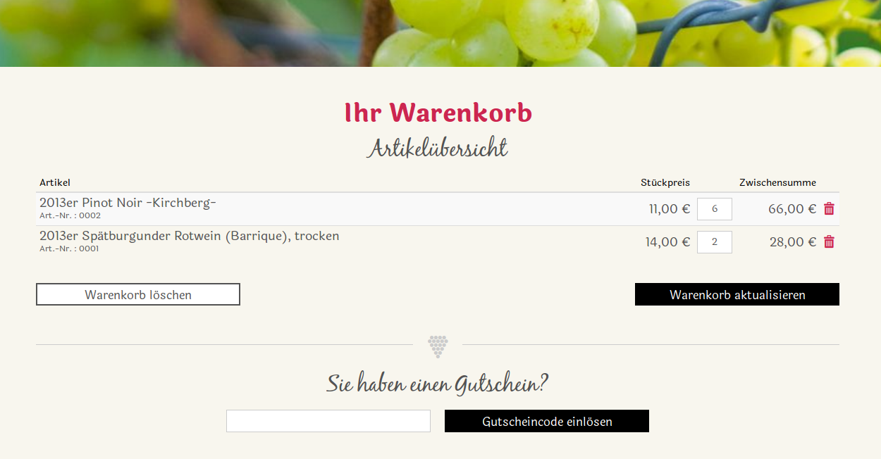 Cart of Weingut Isele