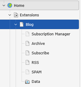Recommended page structure