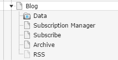 Recommended page structure