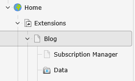 Recommended page structure for quick installation